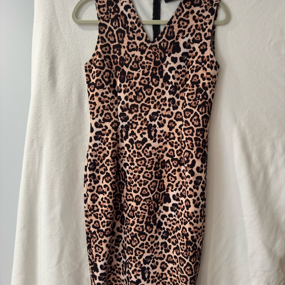 Yigal Azrouel Leopard Print Mini Dress